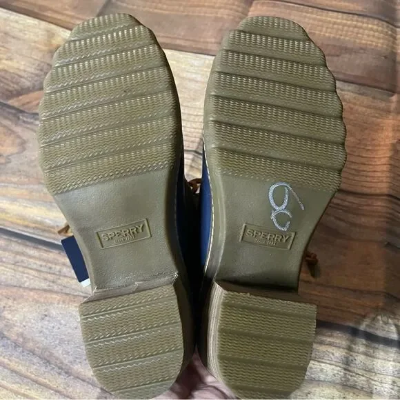 Sperry Women's Saltwater Heel Leather NWT size 5 - Picture 5 of 7